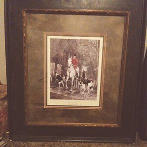 Morning Going To Cover 1877 lithograph